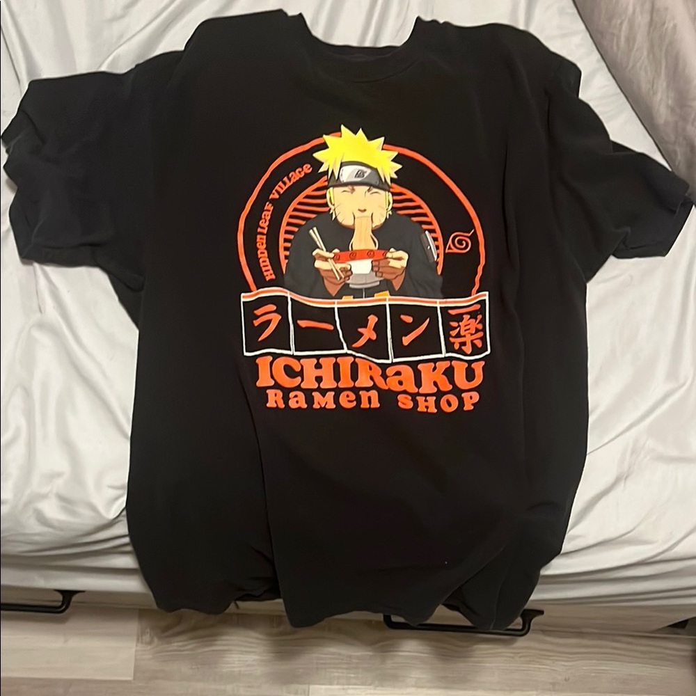 Ichiraku Ramen Shop Graphic Tee - Black
